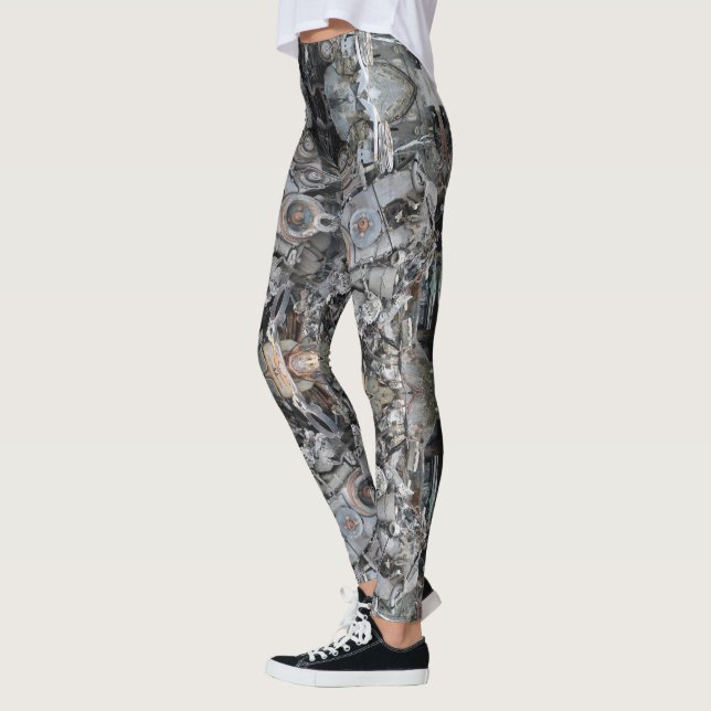 HAMbyWG - Leggings - Motor Parts Pattern (Left)