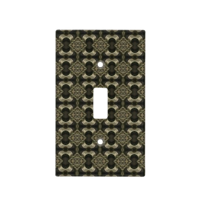 HAMbyWG - Light Switch Cover - Silver Image Design (Front)