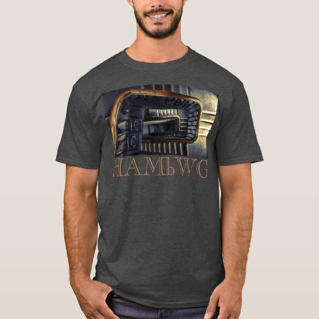 HAMbyWG - Men's Basic Dark T-Shirt - Staircase (Front)