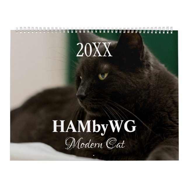 HAMbyWG Modern Cats Calendar (Cover)