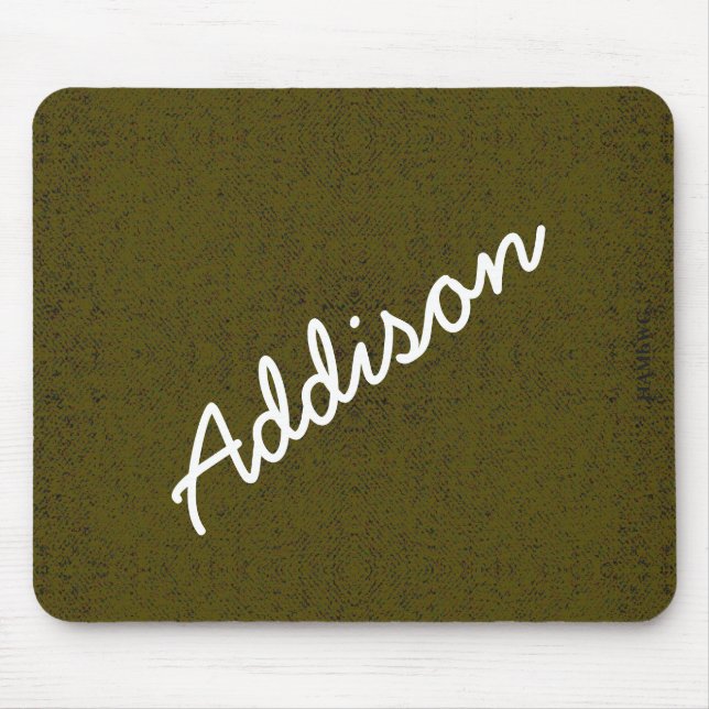 HAMbyWG - Mouse Pad - Graphic Color - Olive (Front)