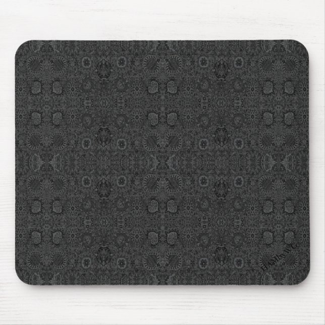 HAMbyWG - Mouse Pad - Tribal Black (Front)