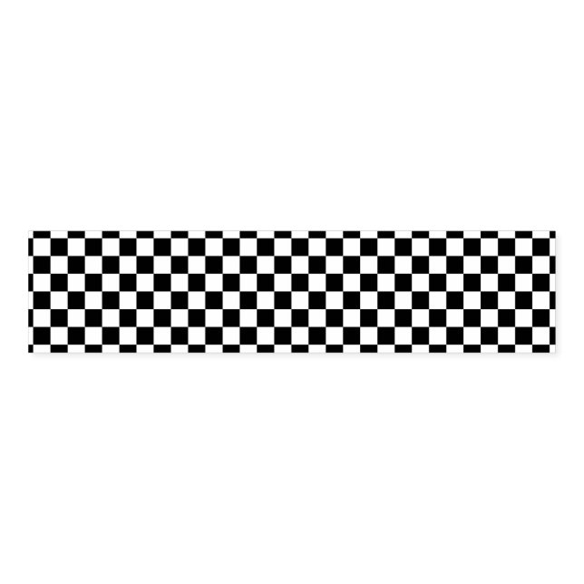 HAMbyWG - Napkin Band - Checkers (Unfolded)