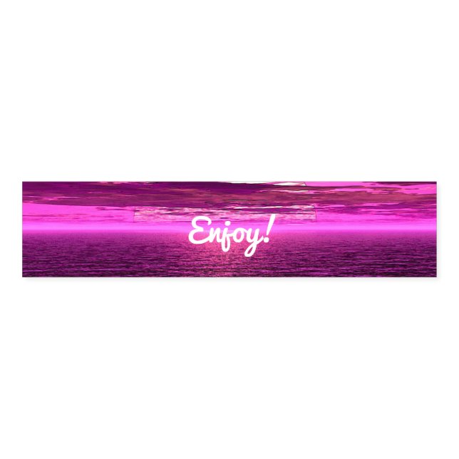HAMbyWG - Napkin Band - Pink Sunset (Unfolded)