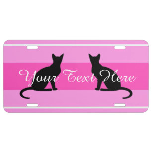 HAMbyWG offers Customizable Cats License Plate