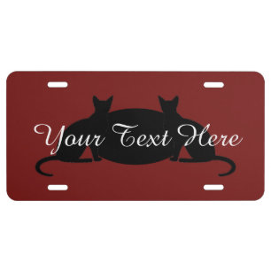 HAMbyWG offers Customizable Cats License Plate