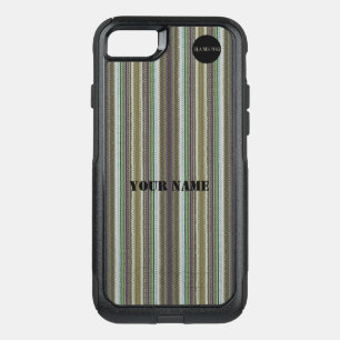 HAMbyWG - Olive Hipster Stripe OtterBox Commuter iPhone SE/8/7 Case