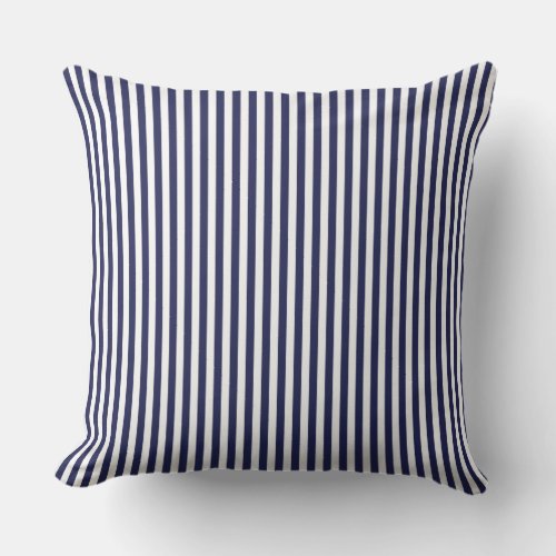 HAMbyWG _Outdoor Pillow 20  _ Navy white Stripe