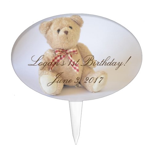 HAMbyWG _ Oval Cakepick _ Teddy Bear