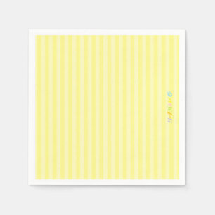 HAMbyWG - Paper Napkin - Yellow Stripes