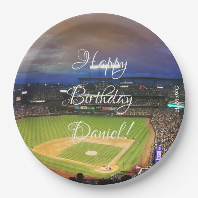 HAMbyWG - Paper Plate - Baseball Stadium (Front)