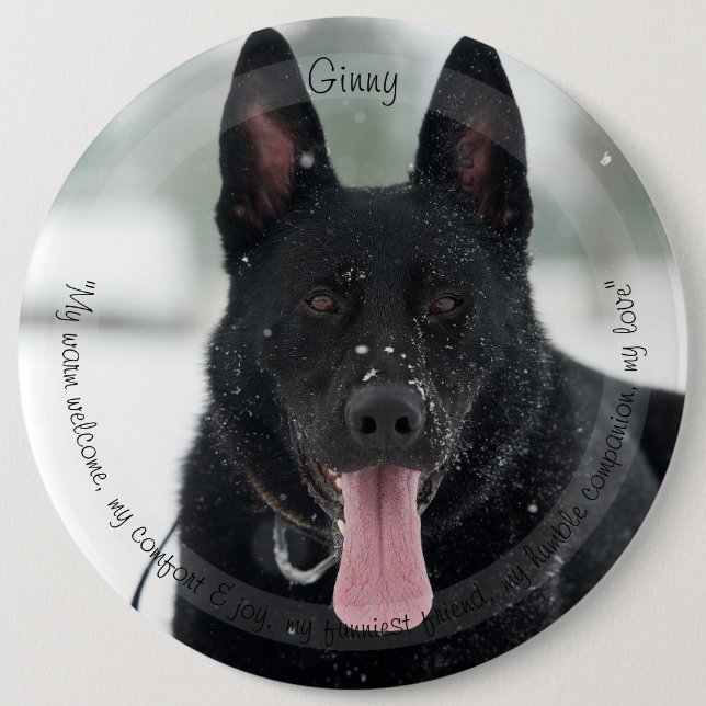 HAMbyWG Pet Praise Button (Front)