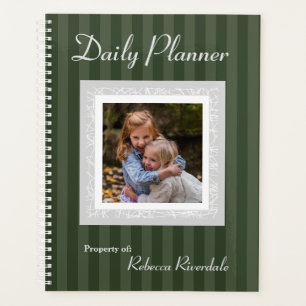 HAMbyWG - Photo Daily Planner - Any Color Stripe