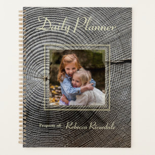 HAMbyWG - Photo Daily Planner - Gray Wood