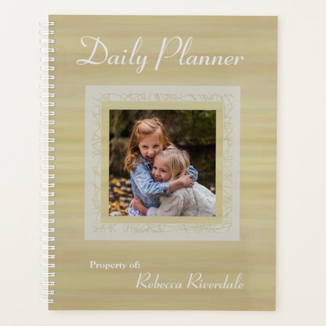 HAMbyWG - Photo Daily Planner - Rice Paper Wash (Front)