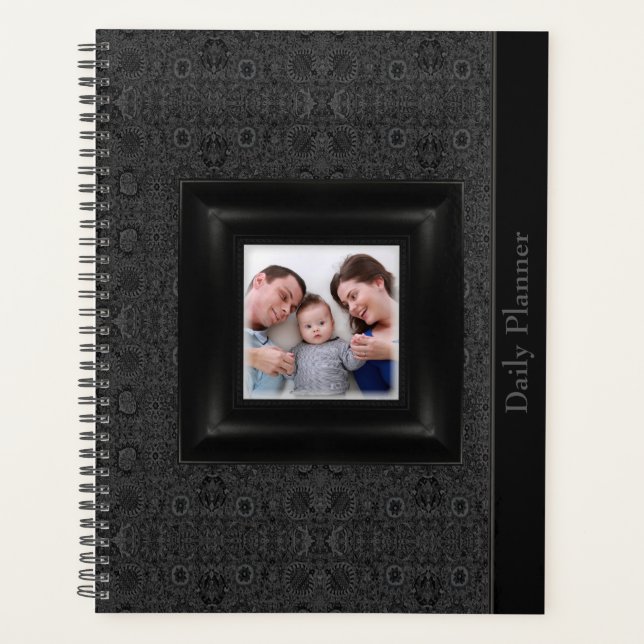 HAMbyWG - Photo Daily Planner -  Tribal Gray (Front)