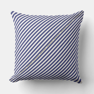 HAMbyWG - Pillow - Blue White Stripe