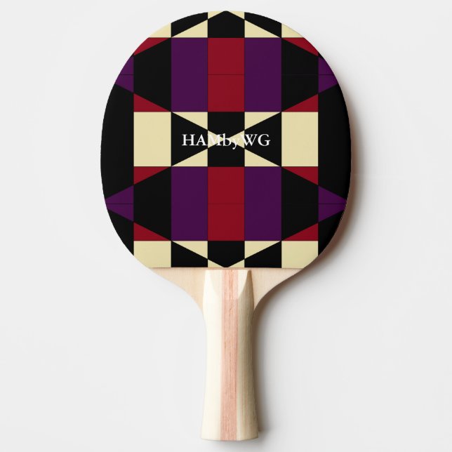 HAMbyWG Ping-Pong Paddle Red Rubber Back (Front)