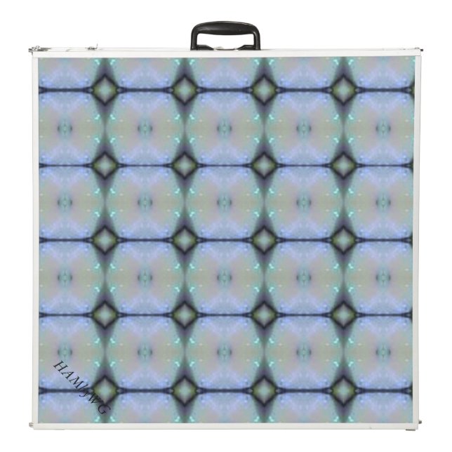 HAMbyWG - Ping-Pong Table - Art Deco Design 1 (Folded Back)