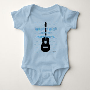 HAMbyWG - Romper, camiseta, Snap T - Guitarro Baby Bodysuit