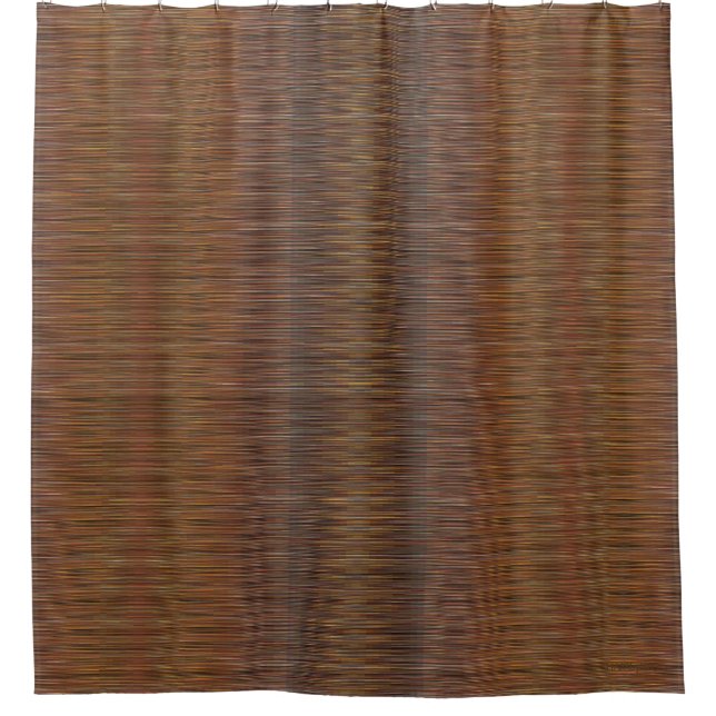 HAMbyWG - Shower Curtain - Colorful Bronze (Front)