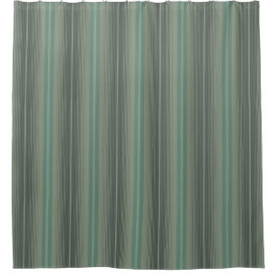 HAMbyWG - Shower Curtain - Sage & Black Stripe