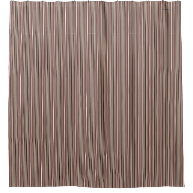 HAMbyWG - Shower Curtain - Vintage Rose (Front)