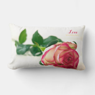 HAMbyWG - Single Rose Throw Pillow