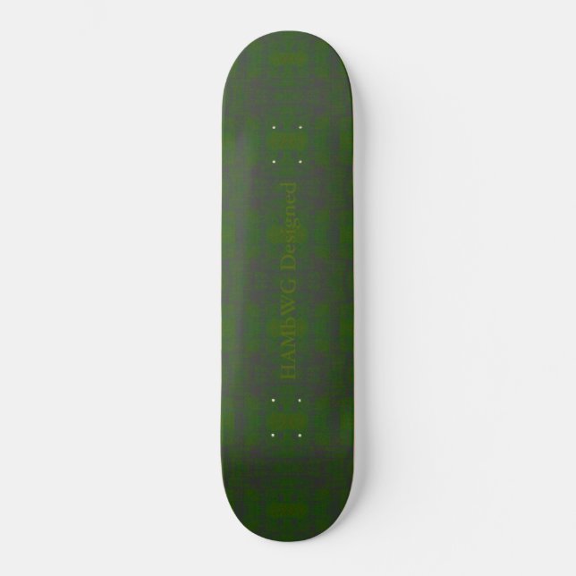 HAMbyWG - Skateboard - Distressed Vibrant Green (Front)