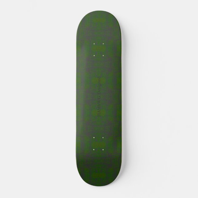 HAMbyWG - Skateboard - Distressed Vibrant Green Deck (Front)