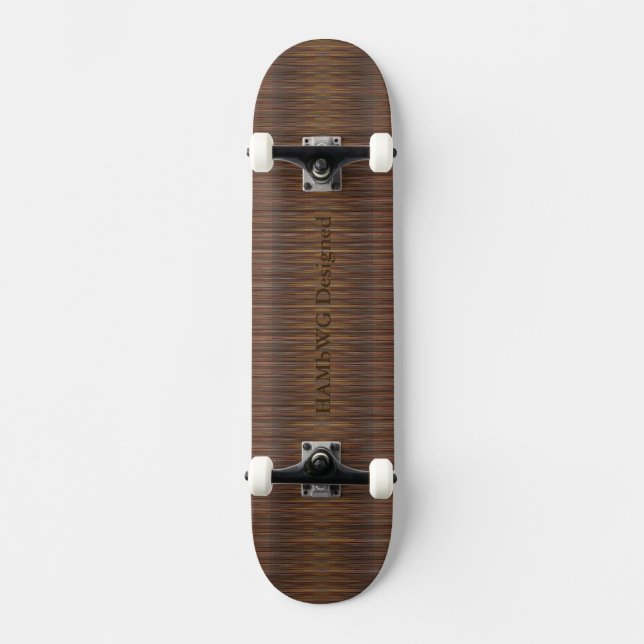 HAMbyWG - Skateboard - Image name is Bronze Deck (Front)