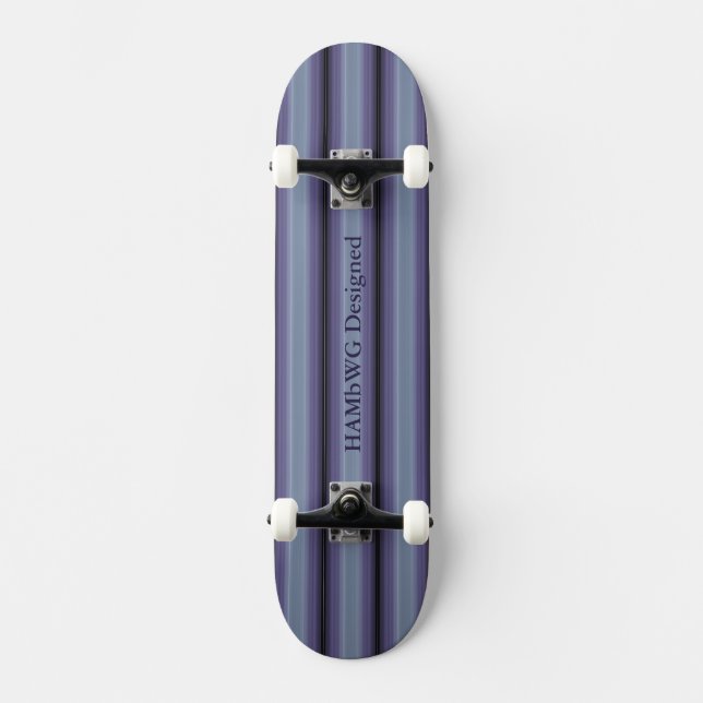 HAMbyWG - Skateboard - Plum & Purple Hues Deck (Front)