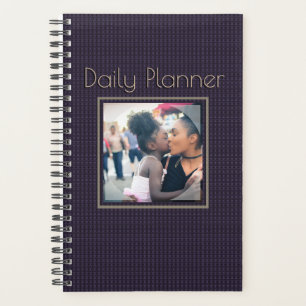HAMbyWG - Small Daily Planner - Purple Pattern