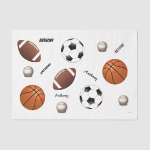 HAMbyWG Sports Themed Tissue Paper