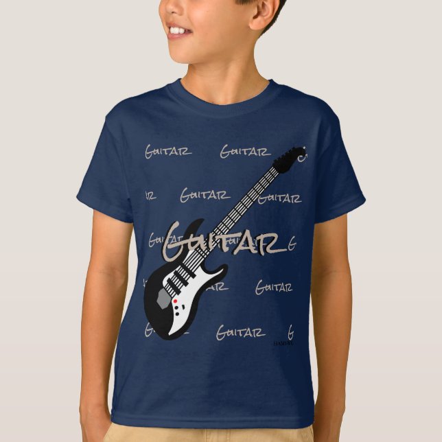 HAMbyWG -  T Shirt -  Multi-Color -  Guitar (Front)