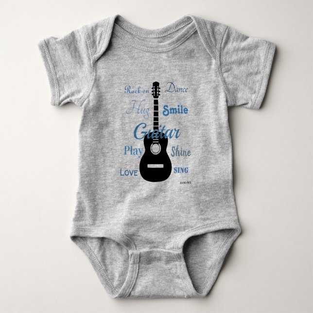 HAMbyWG -  T Shirt -  Multi-Color -  Guitar (Front)