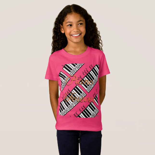 HAMbyWG - T-shirt - Piano Forever (Front Full)