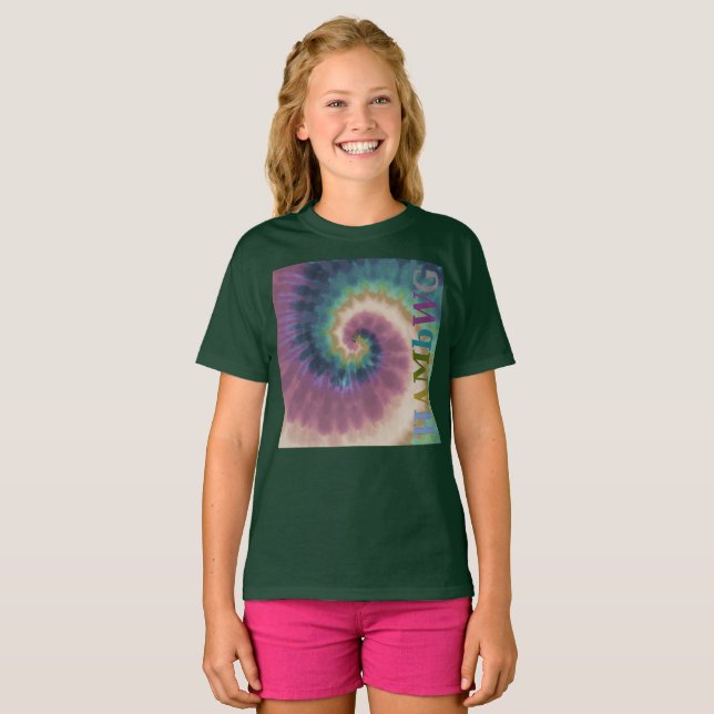 HAMbyWG - T-Shirts - Tie Dye Multi-Color Side Logo (Front Full)