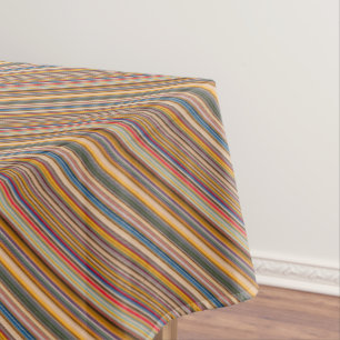HAMbyWG - Table Cloth - Colorful Bar Stripes