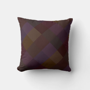 HAMbyWG - Throw Pillow 16x16 - Brown Palette