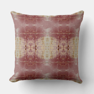 HAMbyWG Throw Pillow 20" - Red Distressed