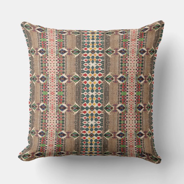 HAMbyWG - Throw Pillow - Bohemian Multi-Color (Front)