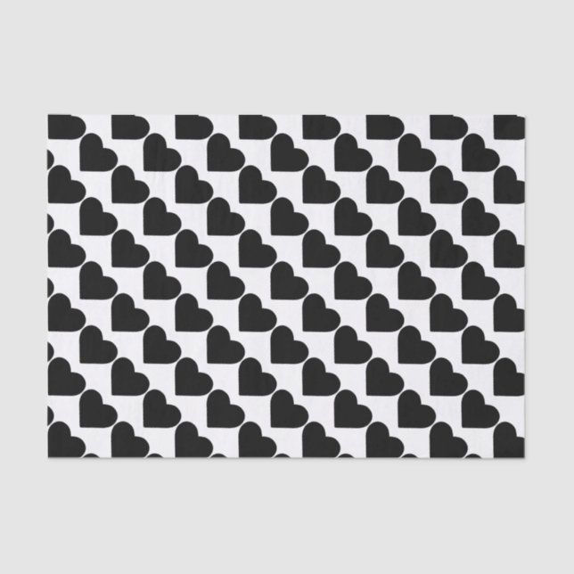 HAMbyWG - Tissue Paper - Black Hearts (Front)