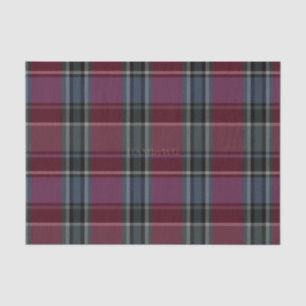 HAMbyWG - Tissue Paper - Maroon Plaid