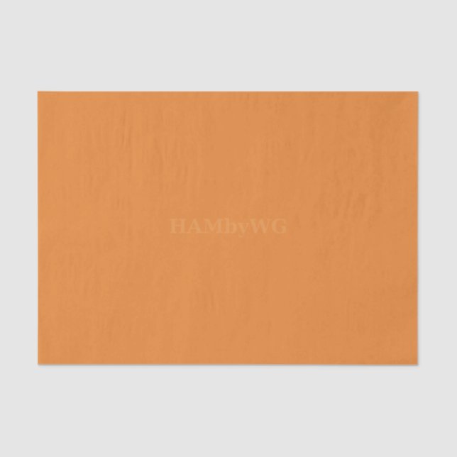 HAMbyWG - Tissue Paper - Orange (Front)
