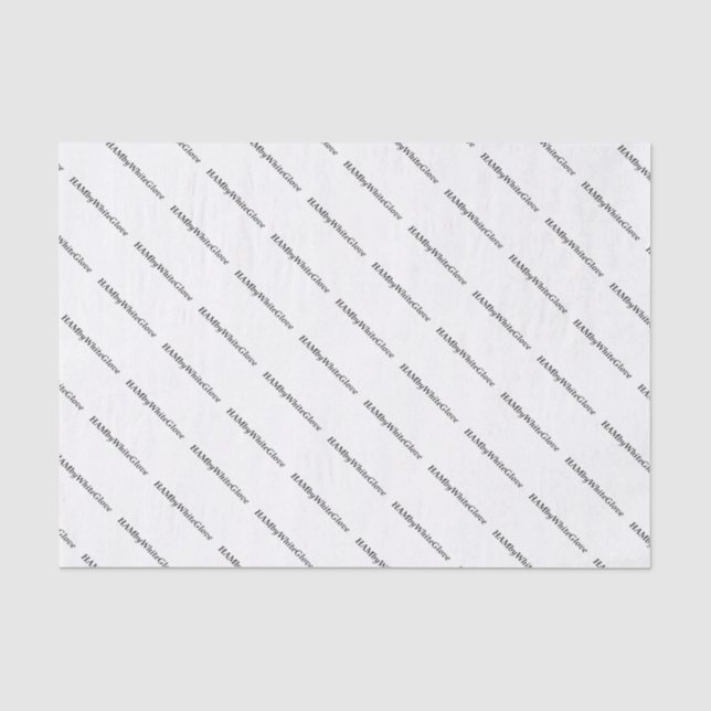 HAMbyWG - Tissue Paper - Signature Logo (Front)
