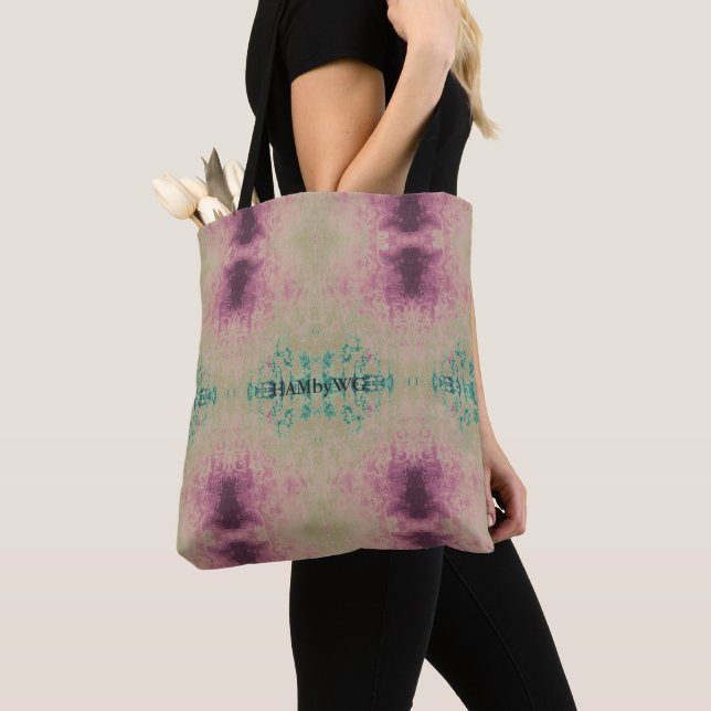HAMbyWG - Tote Bag - Boho Ink Look Mauve (Close Up)
