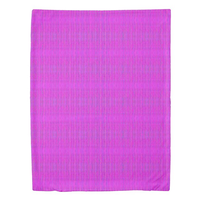 HAMByWG  Twin Duvet - Violet Pink Mix/Soft Orange Cover (Front)