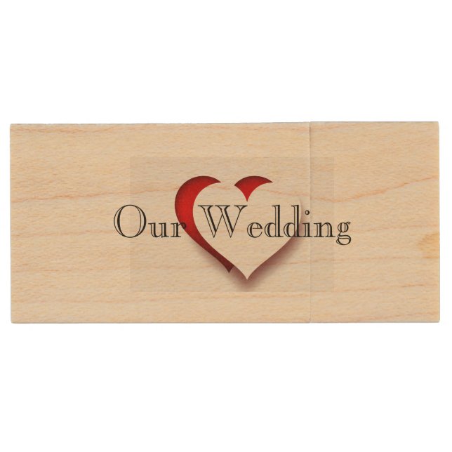 HAMbyWG - USB Flash Drive - 3D Heart (Front)