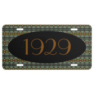 HAMbyWG - Vanity License Plate - Art Deco